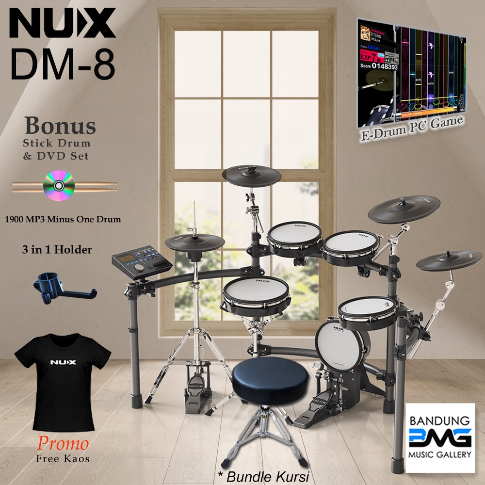 NUX DM 8 Drum Elektrik / DM8 / DM-8 Electric Drum