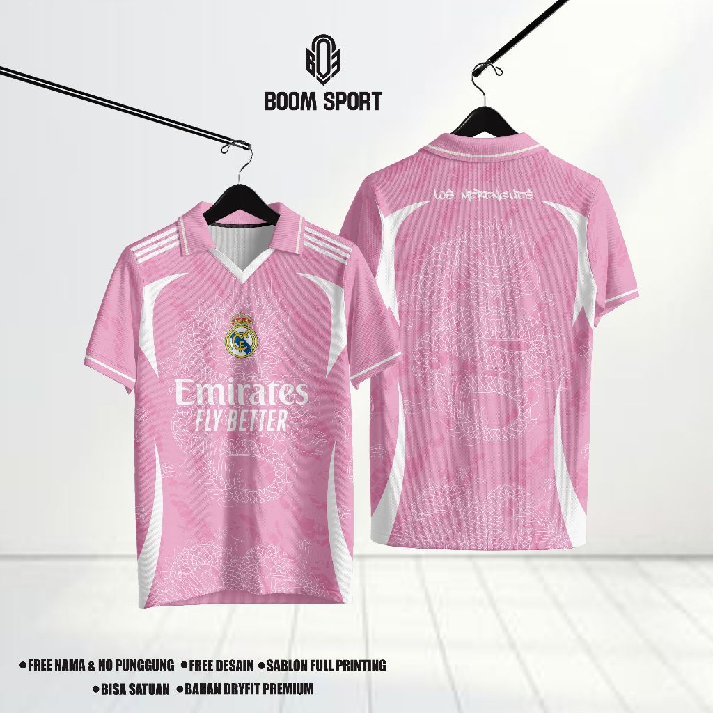 JERSEY FANTASY REAL MADRID NAGA DRAGON CONCEPT FULL PRINTING