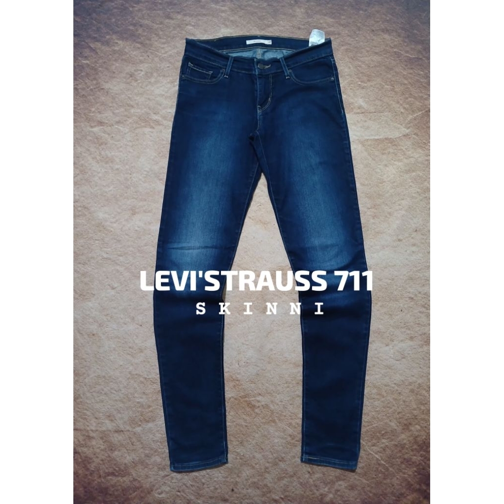 jeans 711 bahan denim ngaret model skinny recomend