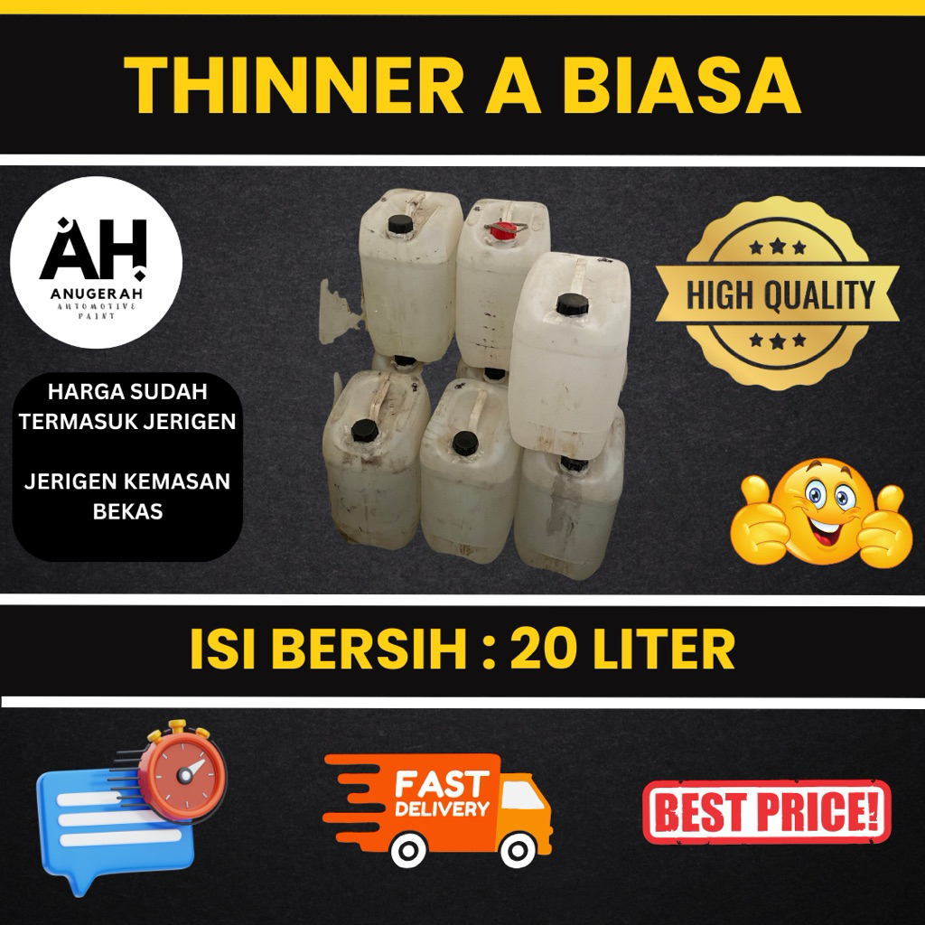 Thinner A BIASA Kemasan Jerigen (20 LITER)