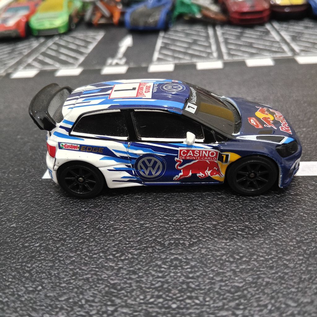 MAJORETTE LOOSE VW POLO R WRC BAN PLASTIK
