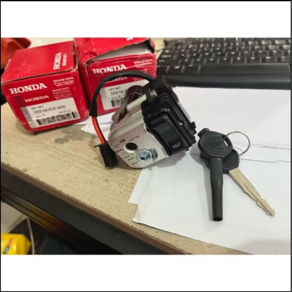 KUNCI KONTAK SET K16 SCOOPY FI INJEKSI KUNCI KONTAK SET JOK 2012-2015