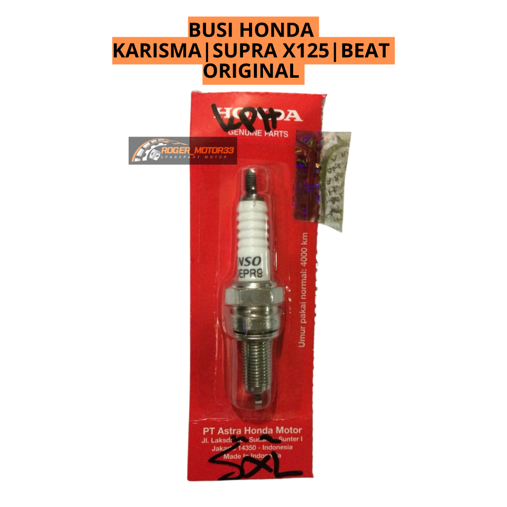 BUSI HONDA KARISMA SUPRA X125 X 125 BEAT ORIGINAL