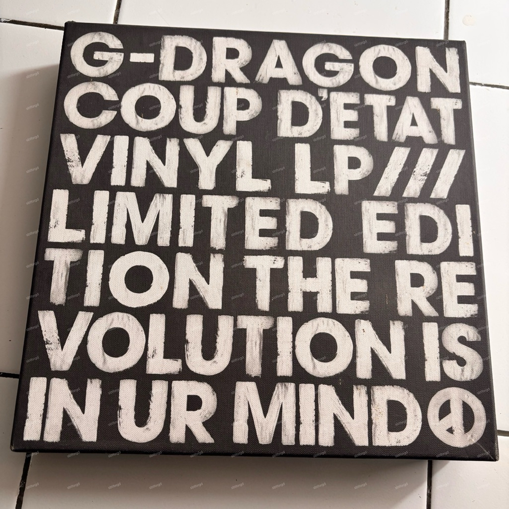 G-Dragon Gdragon Gd Jiyong Bigbang Coup D’etat Vinyl Lp Limited Edition of 8888 Official Album