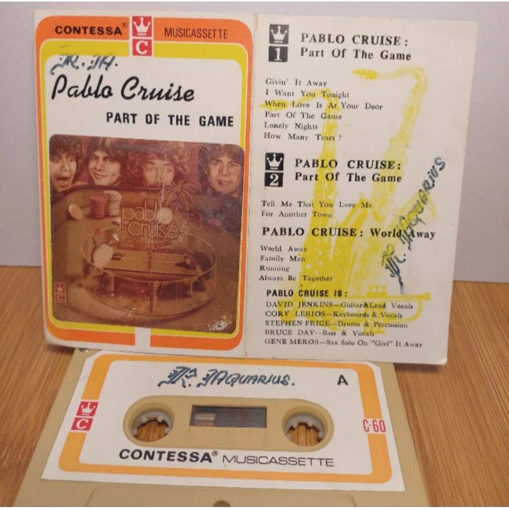 Kaset Pablo Cruise - Part Of The Game