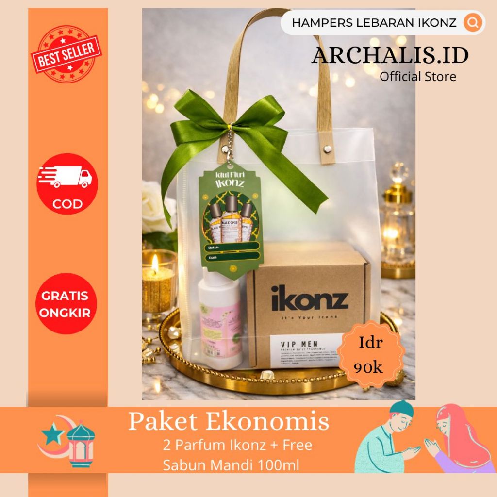 Hampers Lebaran Idul Fitri / Parcel Lebaran (Ramadhan) / Eid Hampers - Parfum IKONZ / HAMPERS PARFUM
