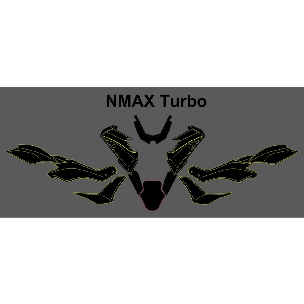 POLA DECAL NMAX TURBO // STIKCER NMAX TURBO // SATRIPING NMAX TURBO