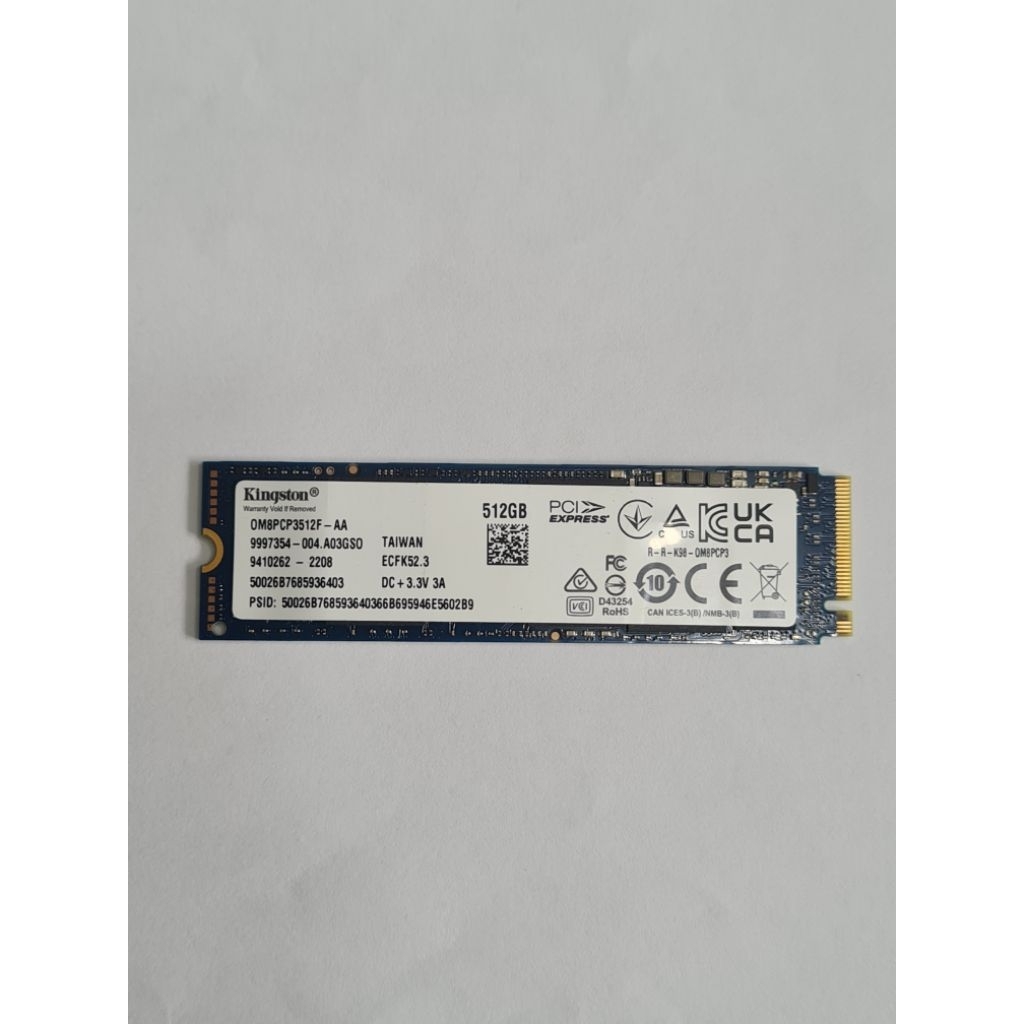 SSD500GB Kingston OM8PCP3512F