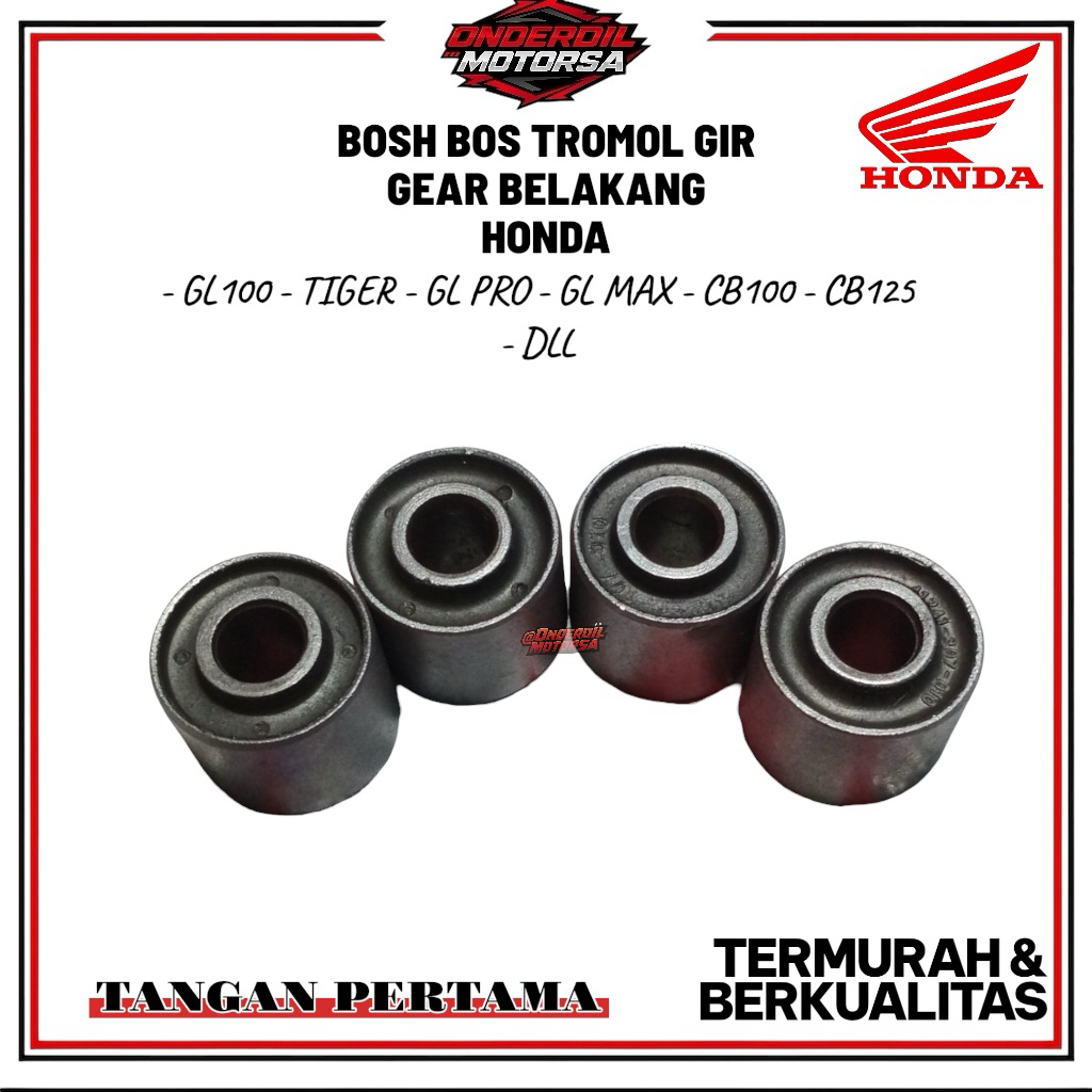 BOSH BOS TROMOL GIR GEAR BELAKANG GL100 TIGER NEOTECH GL PRO GL MAX CB100 CB125 ZENKU ORIGINAL KUAT 