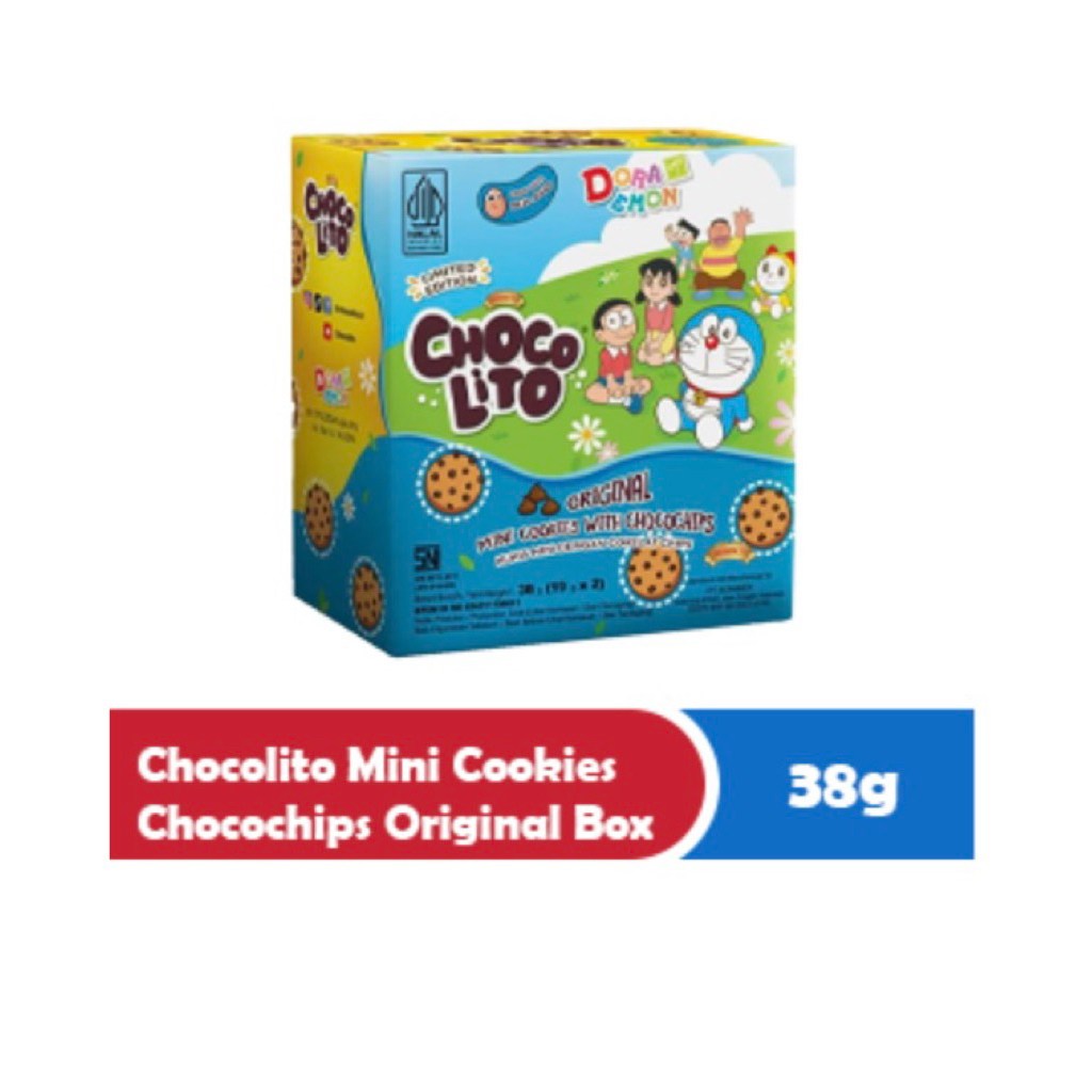 Choco lito mini cookies original box 38gr