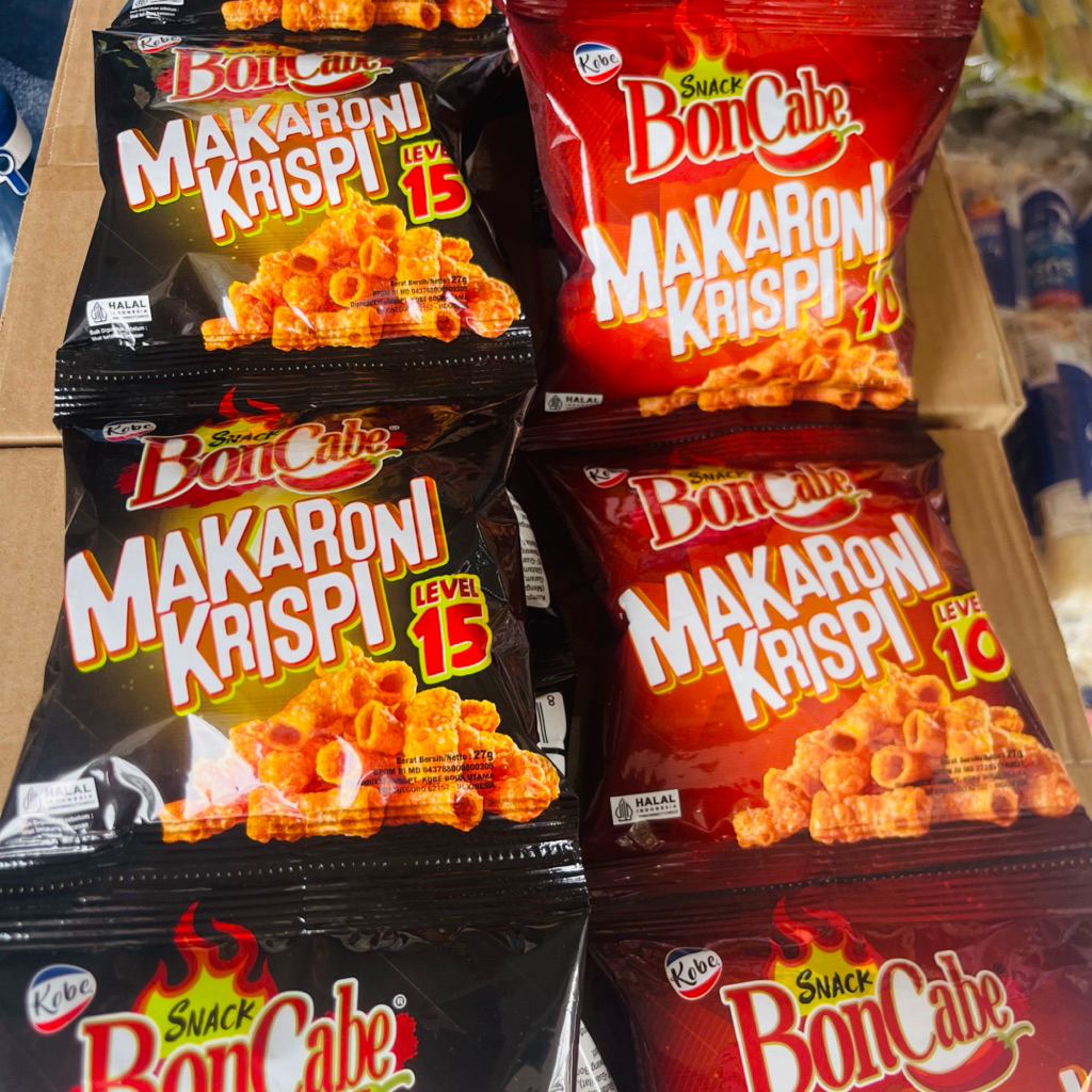 Makaroni Krispi Renceng Snack Boncabe Level 10 & 15