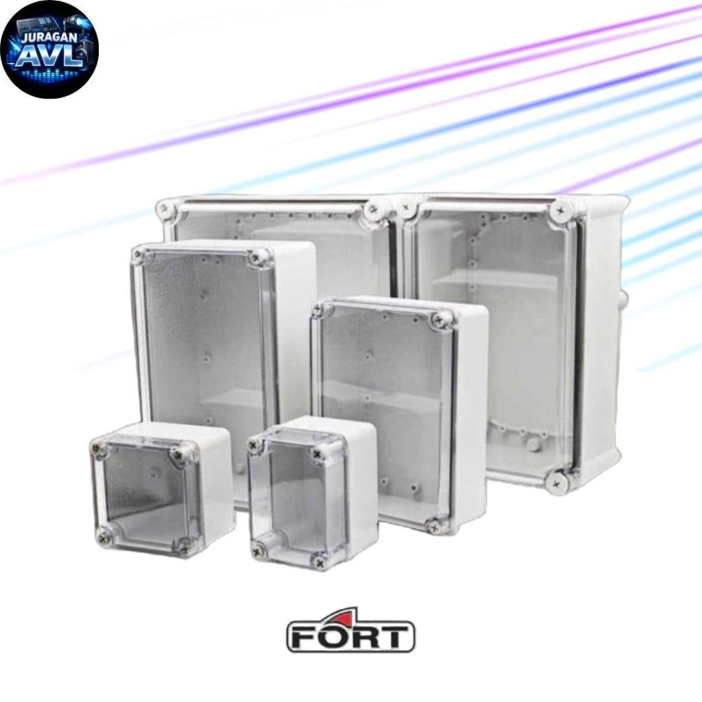 Junction Box / Duradus - Fort Box Pelindung Sambungan Kabel Listrik - Tahan Air Dilengkapi Penutup T