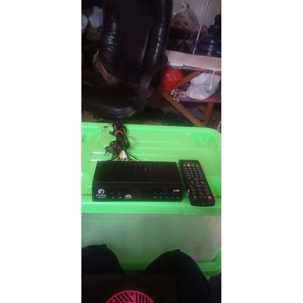 STB TV SET BOX TV FINITO FNS B04T2 DVB T2 TERRESTRIAL SET BOX TV NORMAL