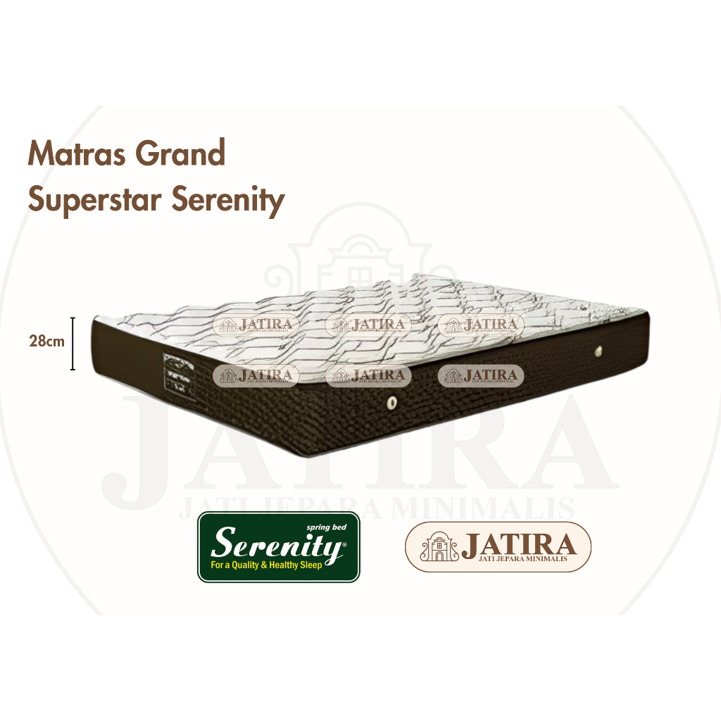 Kasur Matras Springbed Serenity Grand Superstar Elite Serenity