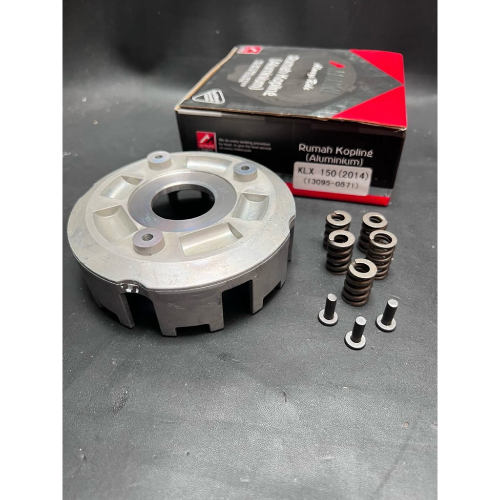 RUMAH KOPLING ALUMUNIUM KLX 150 (2014) / MANGKOK KOPLING KLX 150 MLKUNLN