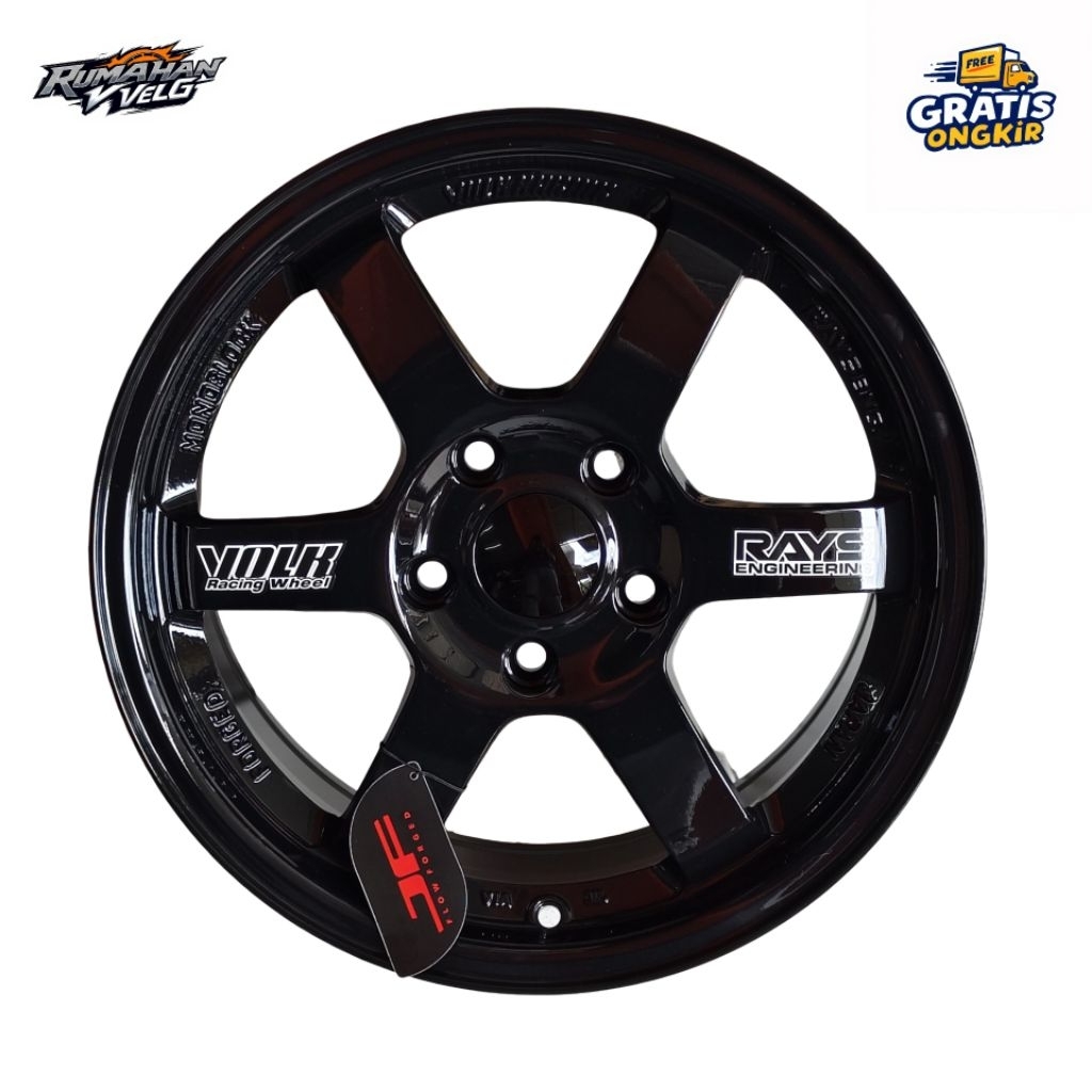 Velg Volk Rays TE37 Ring16x7 Lobang.5 Pcd.114,3 Et.38