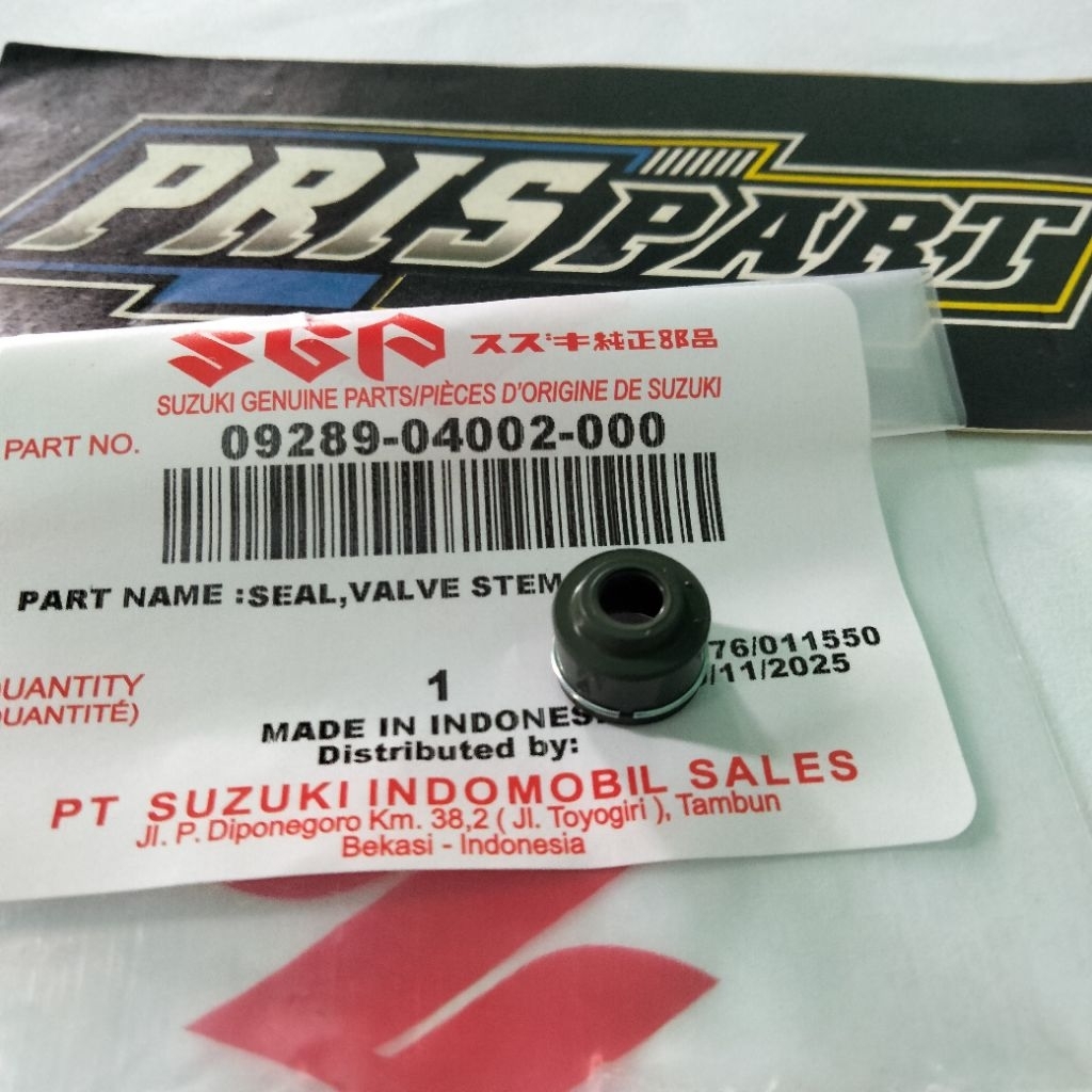 Seal Sil Klep Valve Satria Fu Karbu Satria Fu Injeksi GSX R/S Original Suzuki Sgp