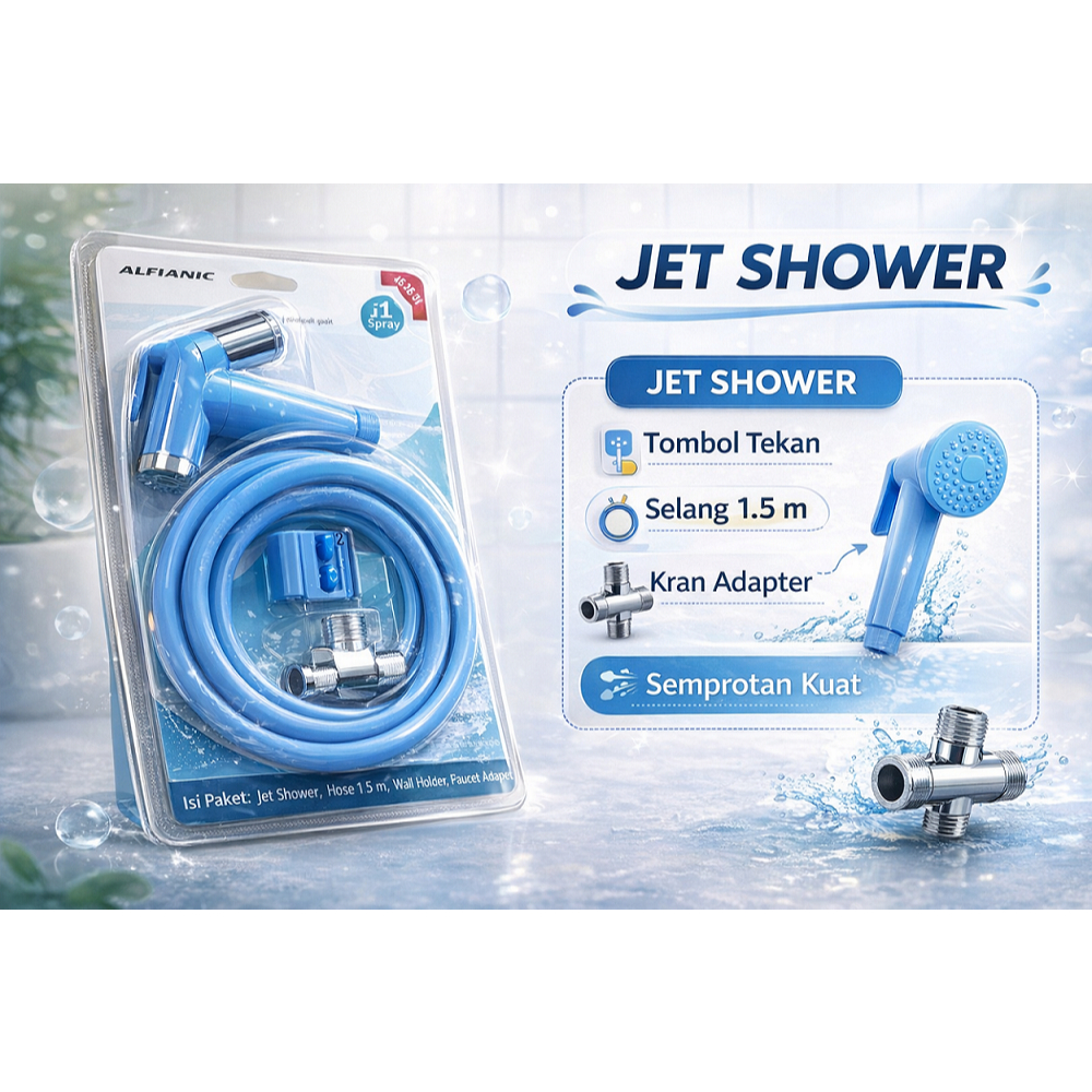 Jet shower toilet / Jet shower blister alphard / Jet shower cebok / selang closet jet shower closet
