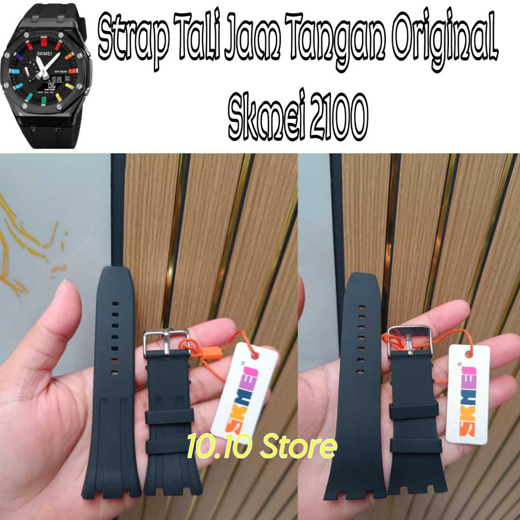 STRAP JAM TANGAN ORIGINAL SKMEI 2100 SKMEI2100 SK 2100 SK2100 , pas dan bs lgsg dipakai