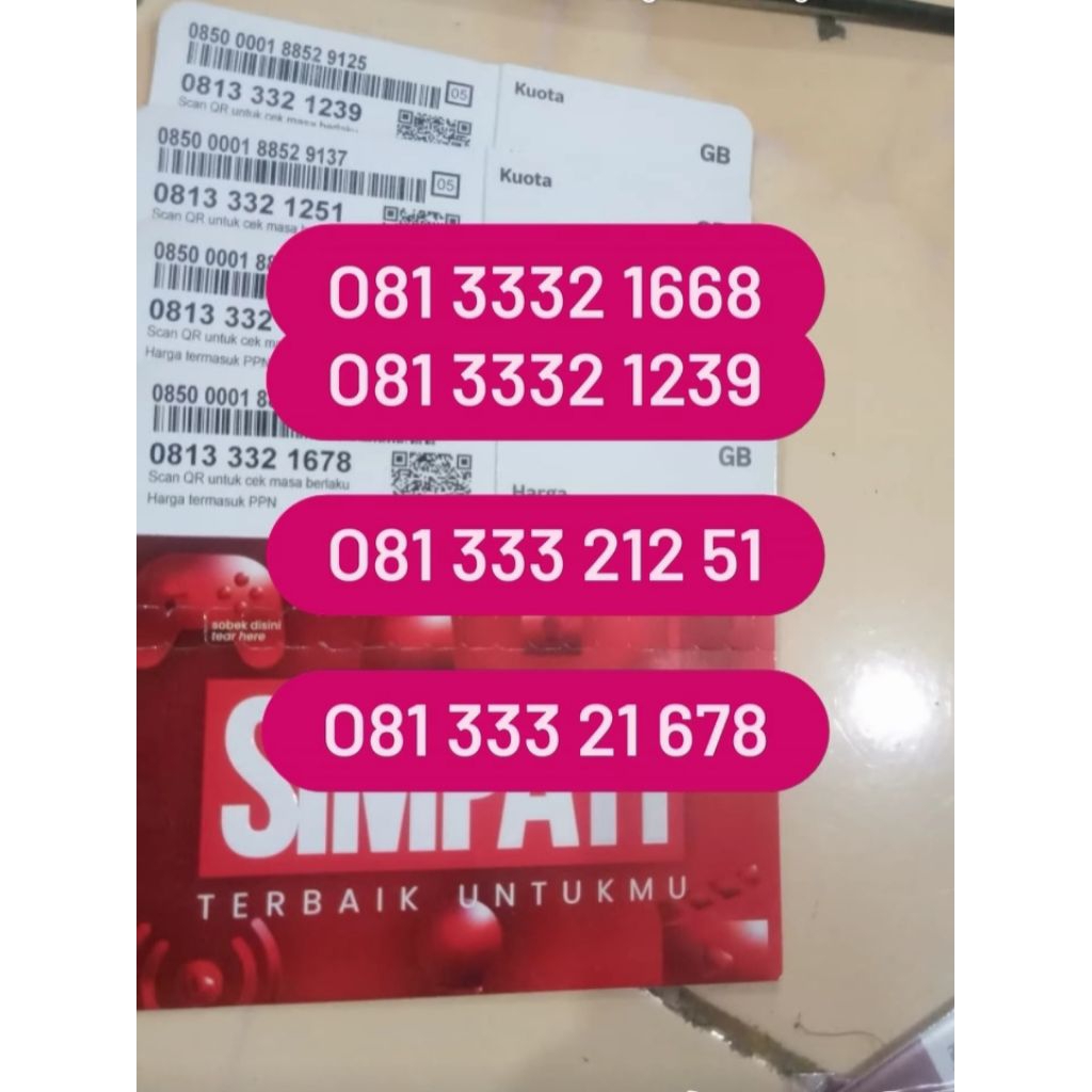 nomor cantik simpati 11digit