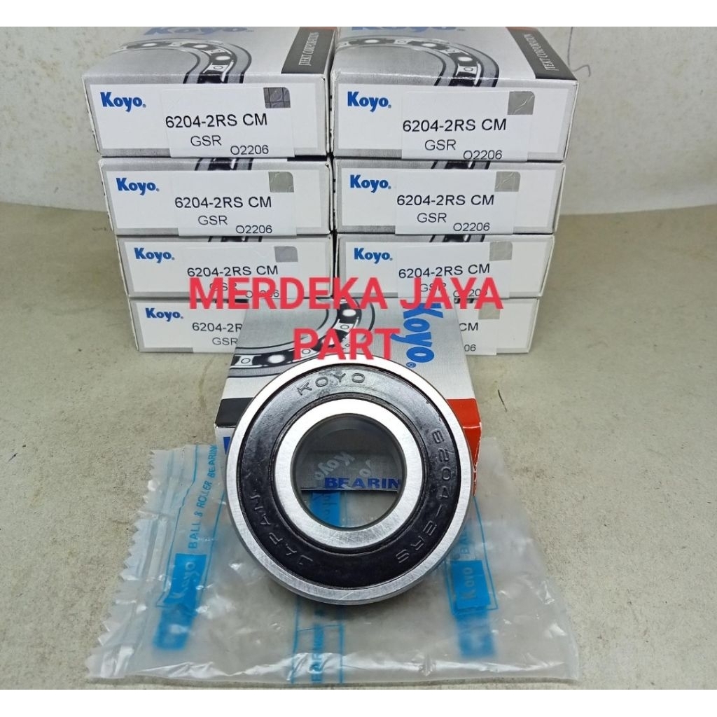 BEARING TUTUP KARET 6204'2RSCM JAPAN