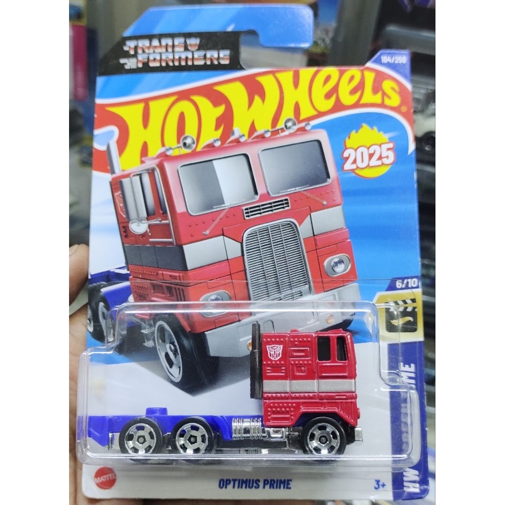 Hot Wheels Optimus Prime minus bubble Crack Tipis