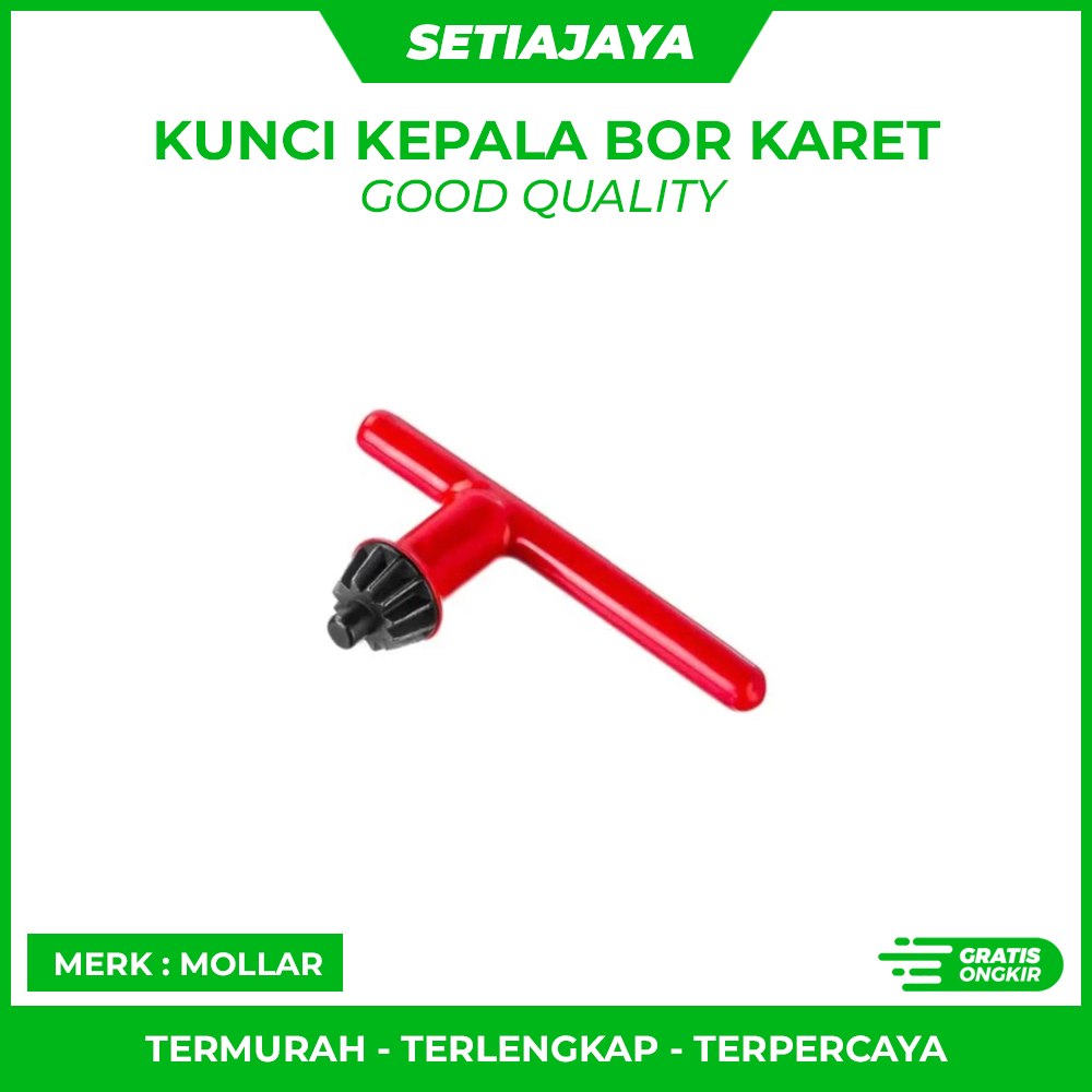 Kunci Kepala Bor Karet Mollar