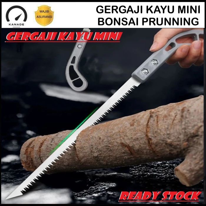 Gergaji kayu mini bonsai pruning gergaji tangan ekor ayam manual hand saw mini untuk ranting pohon