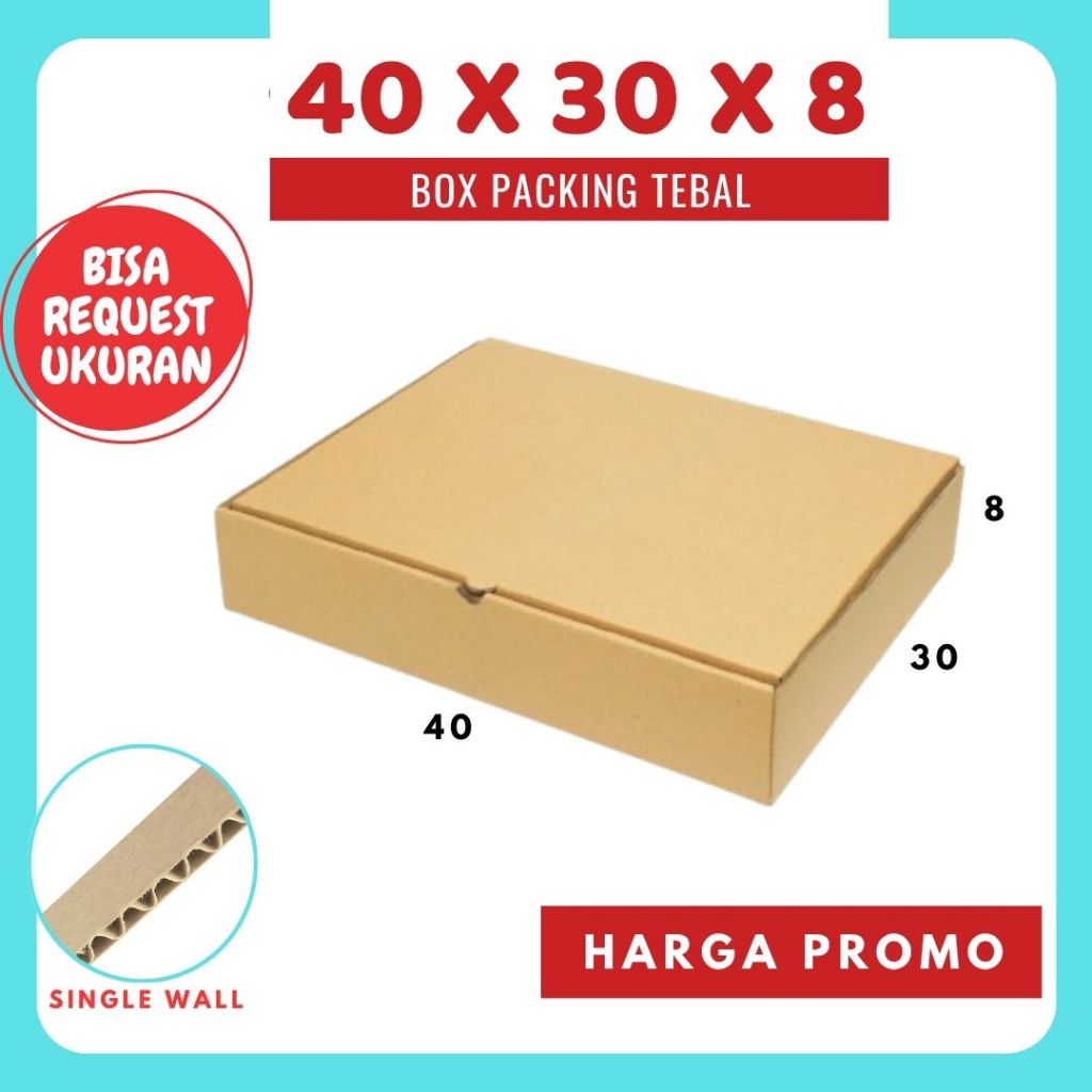 Karton 40x30x8 LD Dus Hampers Mukena Packing Kemasan ROBIN Karton Kotak Topi Souvenir Box