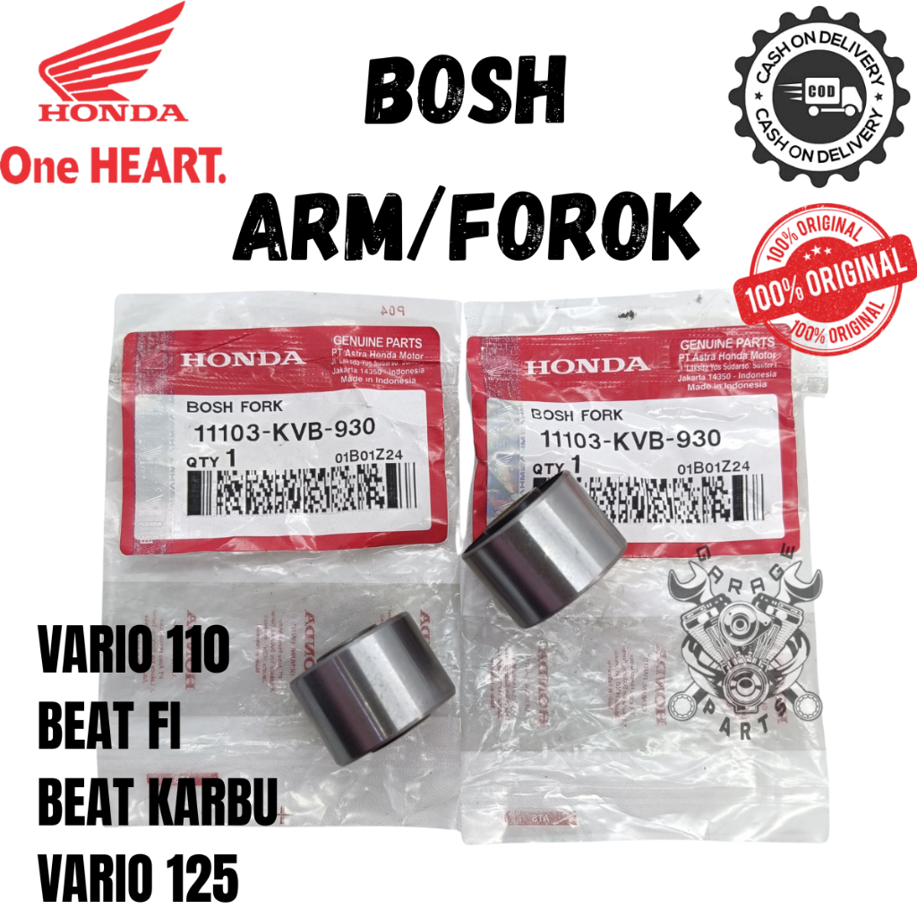 BOSHA RM FOROK HONDA KVB VARIO 110 BEAT FI BEAT KARBU VARIO 125 KUALITAS ASLI ORIGINAL HONDA HAM HGP