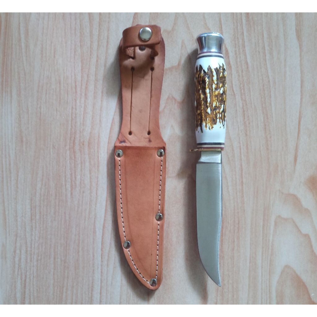 Pisau Lawas RICH. A. HERDER Solingen Made In Germany Vintage Hunting Knife Knives