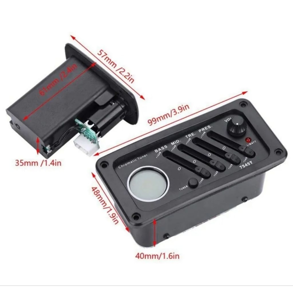 PREAMPLIFIER EQUALIZER 7454 T ORIGINAL / EQUALIZER 7545T / 7545T