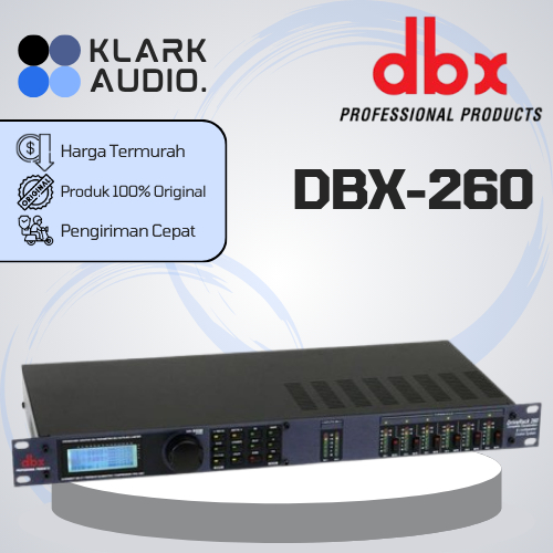 DBX-260 / DBX260 / DBX 260 Speaker Management MONO 6WAY ORIGINAL