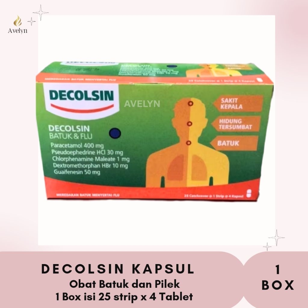 Decolsin Kapsul per Box 100 Kapsul