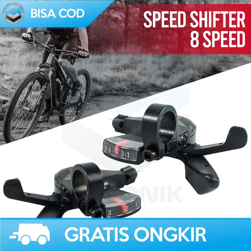 SET SHIFTER GEAR SEPEDA 8 SPEED SHINAMO ALTUS SL-M310 2 PCS ORIGINAL
