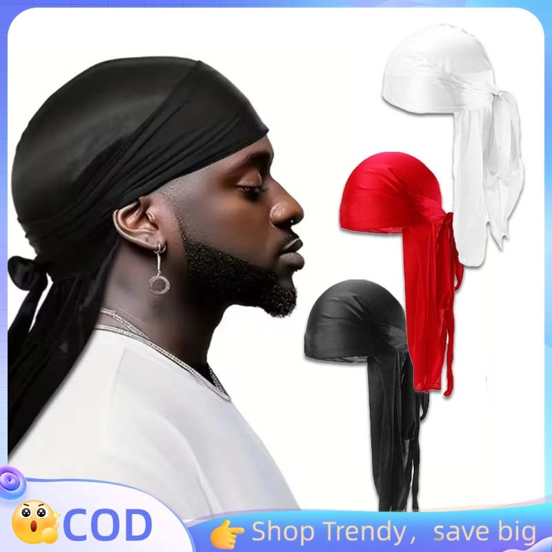 Bandana Durag Durag Hip Hop Ikat Ikat Kepala Penutup Durag Kepala Panjang