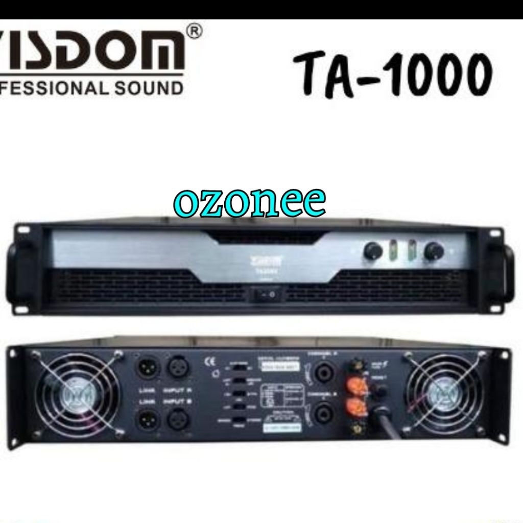 Power Amplifier Wisdom TA 1000 TA1000 Original Garansi Resmi