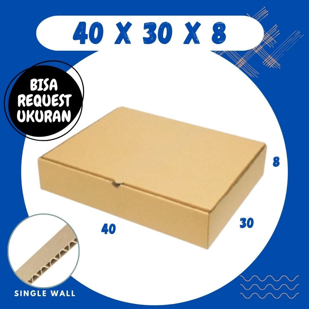 Karton 40x30x8 LD Dus Hampers Mukena Packing Kemasan ROBIN Karton Kotak Topi Souvenir Box