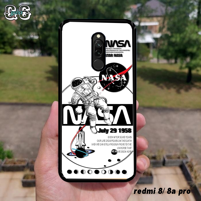 Casing Case Hp XIaomi Redmi 8/8A Pro  [ MOTIF NASA ] Aneka casing, custom case, case aesthetic case 