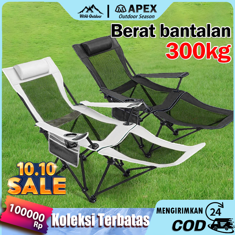 Kursi lipat outdoor Kursi Santai kursi lipat portable Kursi camping Serbaguna Kursi Lipat Camping ku