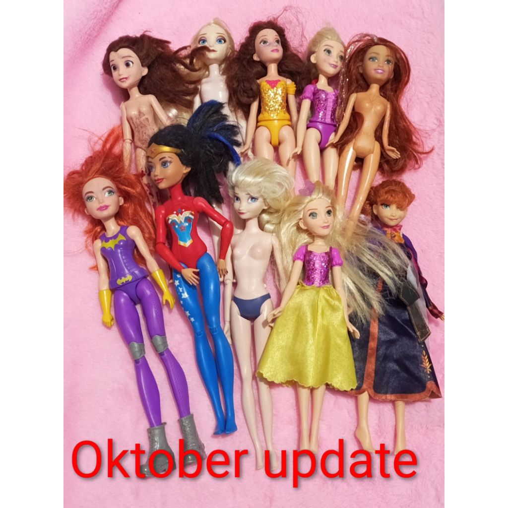 Barbie princess ORI mattel,Hasbro,disney prelove