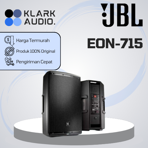Speaker Aktif JBL EON715 / EON 715 / EON-715 Speaker Active Bluetooth ORIGINAL (Hrg=1pc)