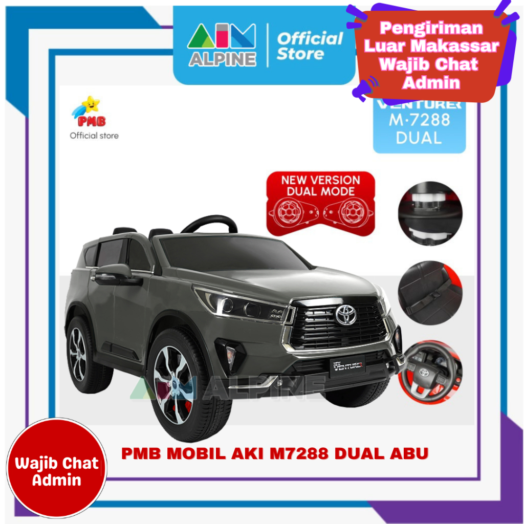 PMB MOBIL AKI ANAK M7288 DUAL MOTOR/DINAMO