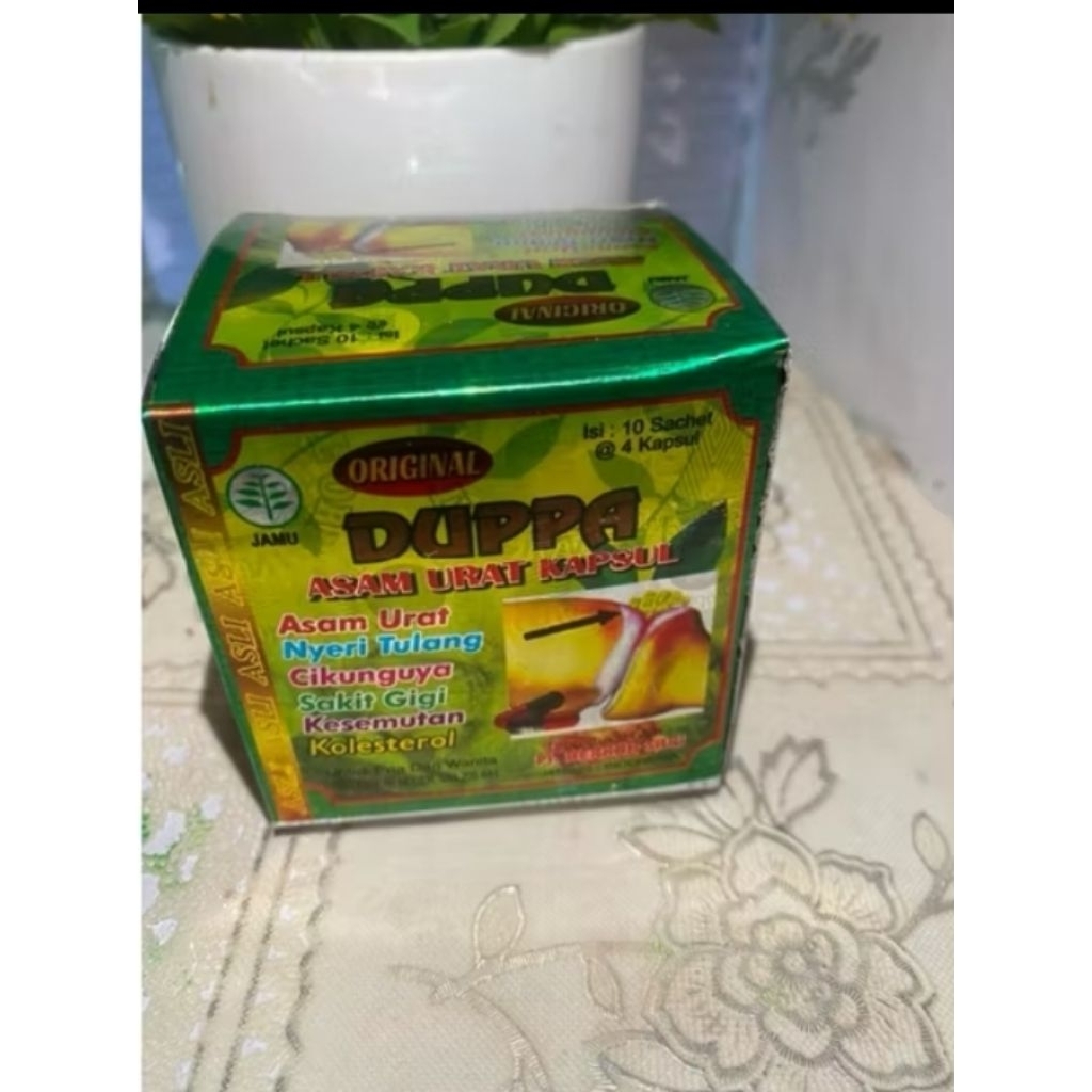 Kapsul duppa original asam urat