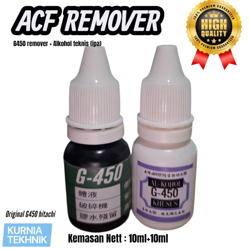 ACF REMOVER G450 + ALKOHOL TEKNIS (IPA)