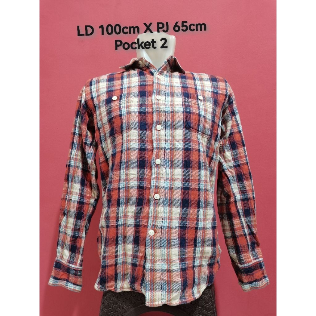 Kemeja Flanel Cowok Preloved