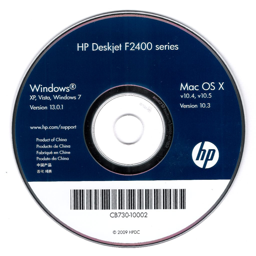 Driver Printer HP Deksjet F2410 F2400 All in One Original Copy