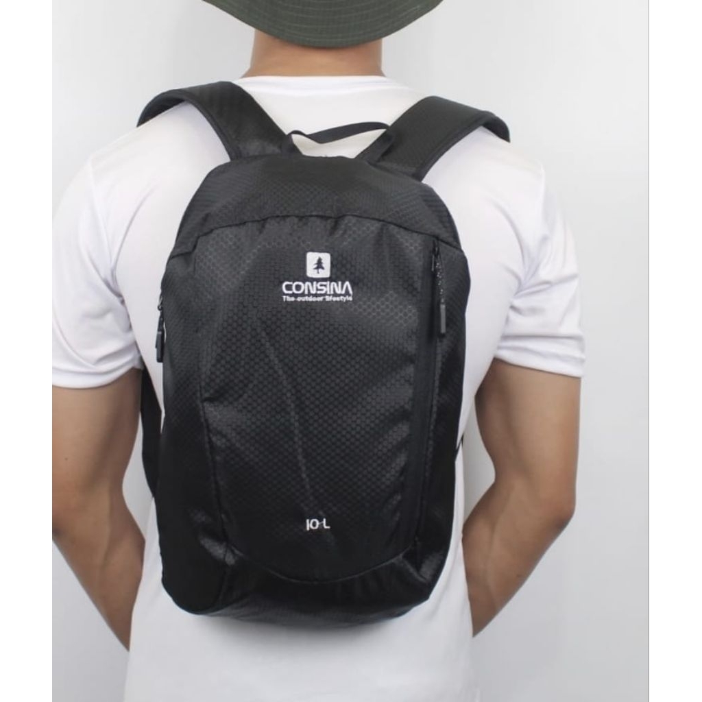 Tas Ransel Pria/Daypack/Backpack Outdoor 10 Liter