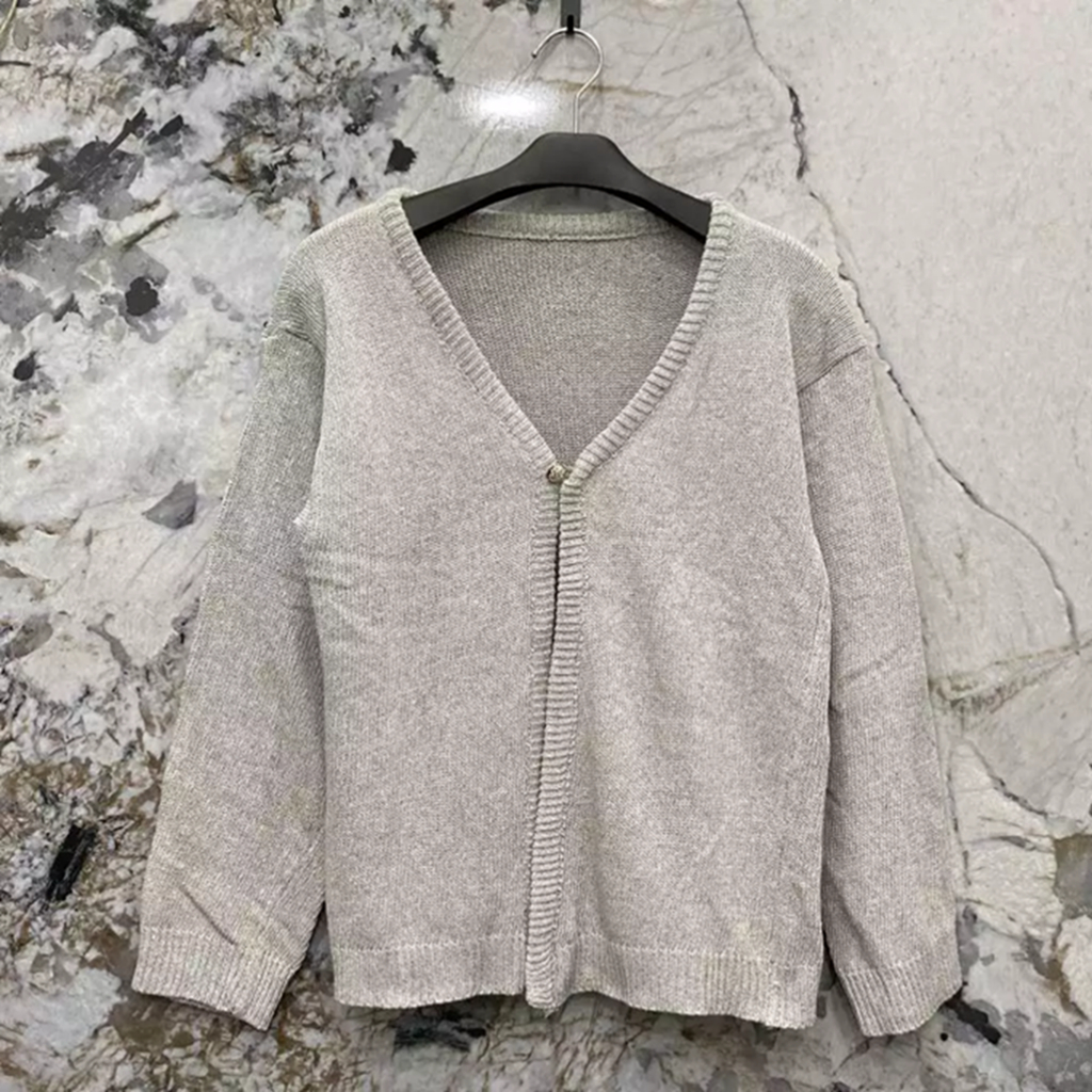 Cardigan Rajut Oversize Wanita Korean Style kancing 1 terbaru