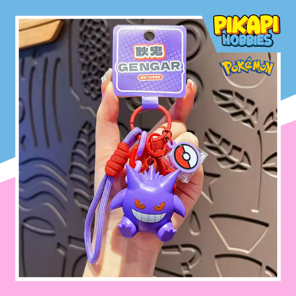 Pokemon Keychain Gengar Pendant